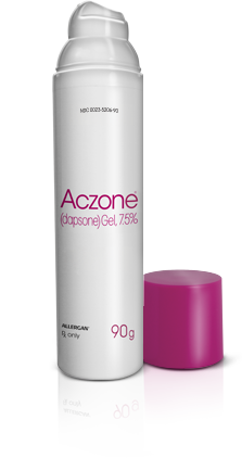 A photo of the Aczone product container