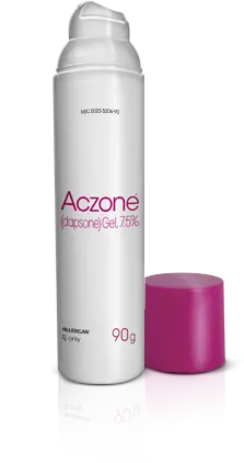 A photo of the Aczone product container